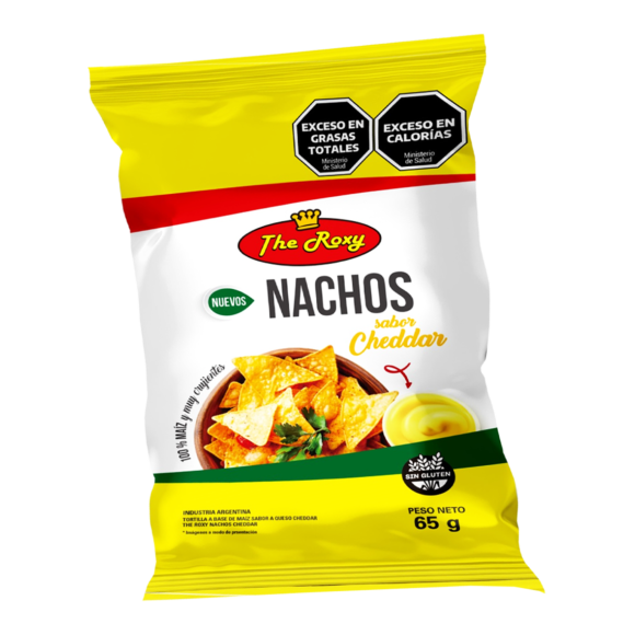 Nachos Sabor Cheddar x 65grs - The Roxy