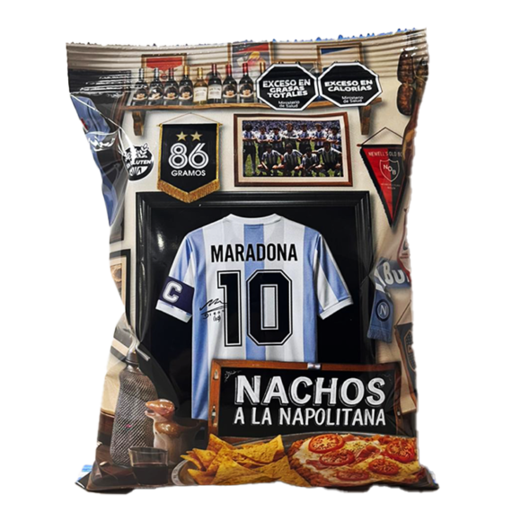 Nachos Sabor A La Napolitana x 86 grs  "MARADONA"