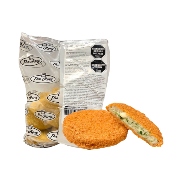 Medallon de Pollo Relleno con Espinaca y Queso x 1 kg