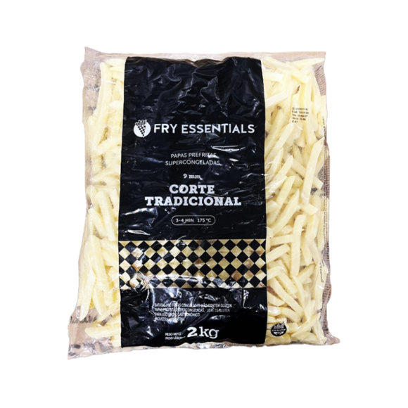Papas Congeladas FRY ESSENTIALS 9mm x 2kg